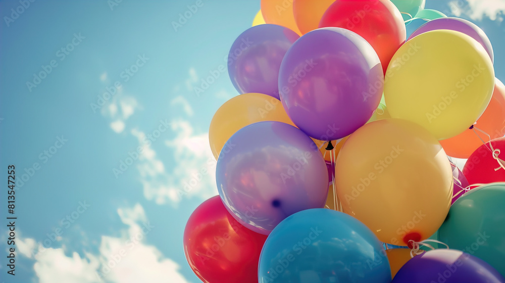 Colorful balloons background Colorful balloons background