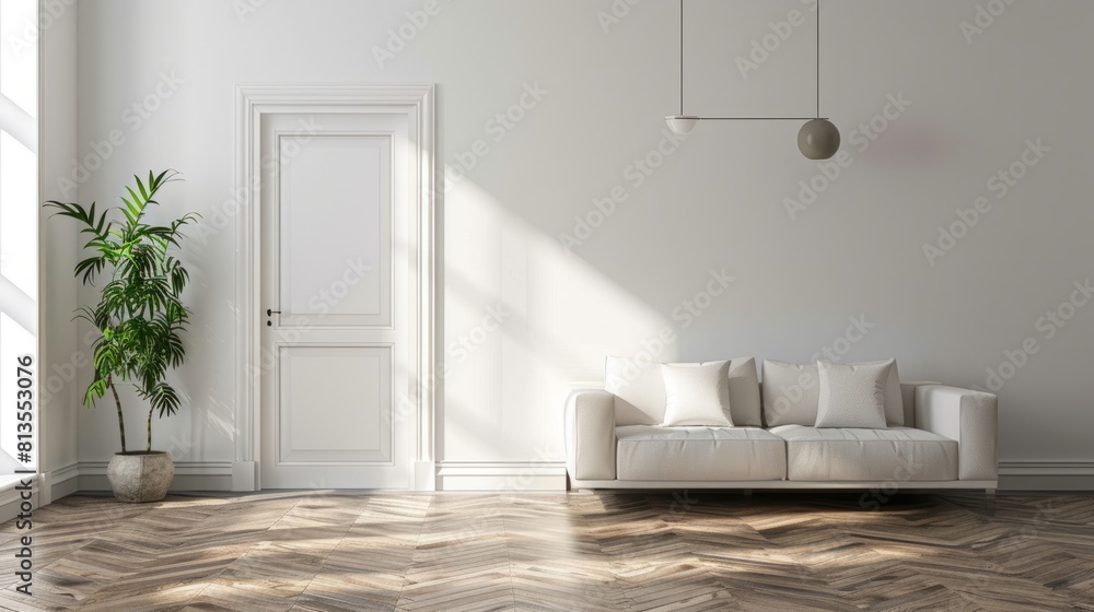 Modern minimalist style residential interior Modern minimalist style residential interior