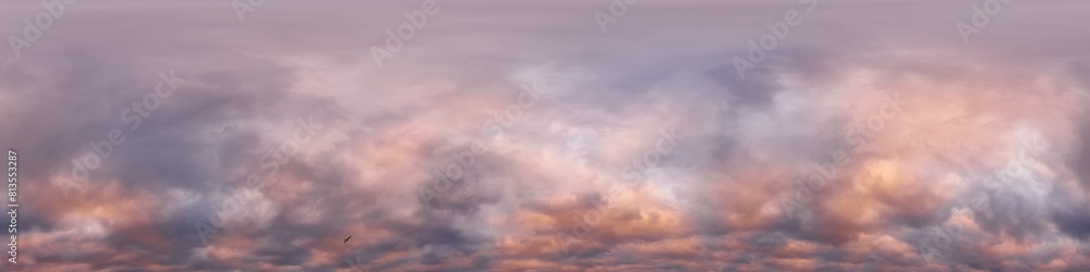 Dramatic overcast sky panorama with dark gloomy Cumulonimbus clouds. HDR 360 seamless spherical panorama. Sky dome in 3D, sky replacement for aerial drone panoramas. Climate and weather change. Dramatic overcast sky panorama with dark gloomy Cumulonimbus clouds. HDR 360 seamless spherical panorama. Sky dome in 3D, sky replacement for aerial drone panoramas. Climate and weather change.