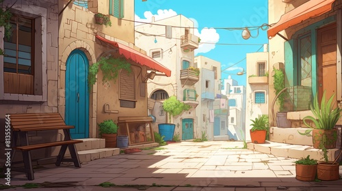 Fototapeta Naklejka Na Ścianę i Meble -  narrow street in the old town