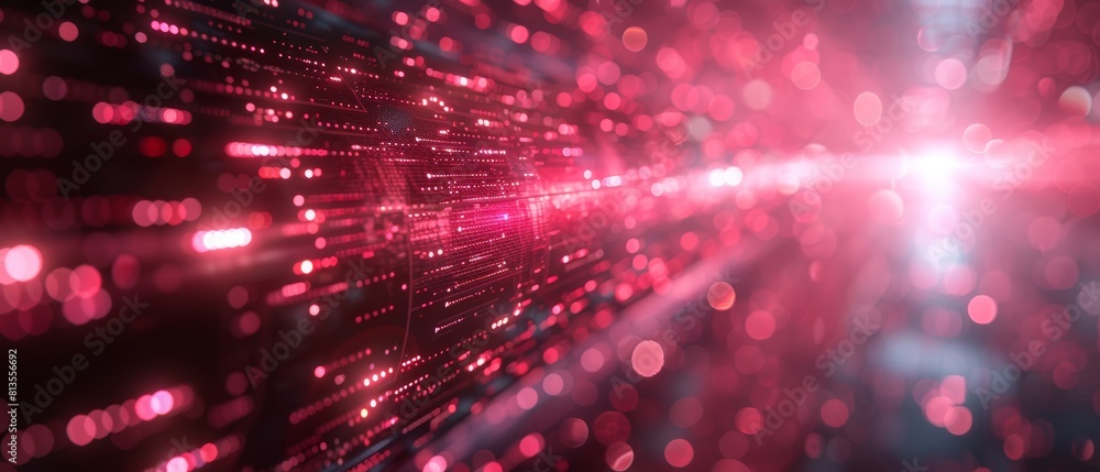 Fototapeta premium abstract technology background pink color 