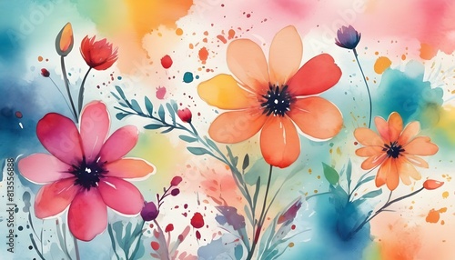 Design a background with whimsical watercolor flow upscaled 16 1 © Sahar