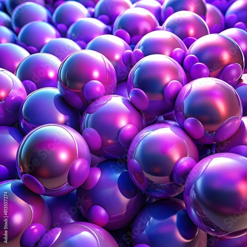 glossy 3d purple spheres background buble walpap photo