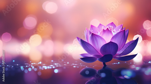 Beautiful purple lotus