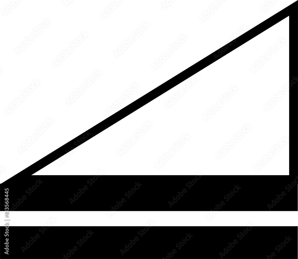 Abstract black and white geometric design element. Three dimensional shape. Abstract black and white geometric design element. Three dimensional shape.