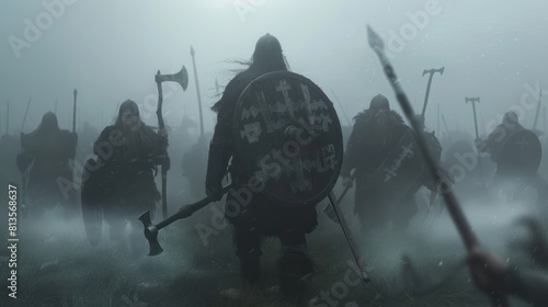 Vikings ready for war photo