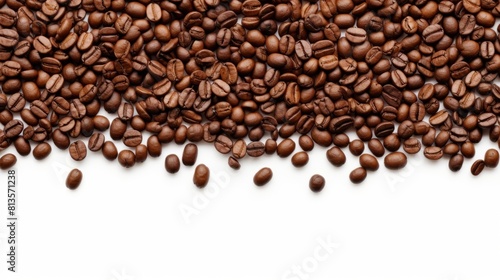 coffee beans isolated on white background