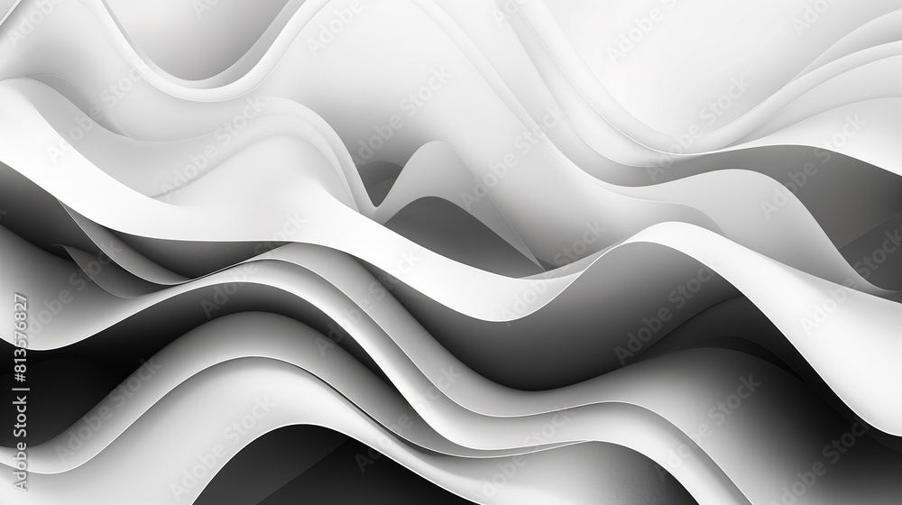 Abstract wave pattern design in black and white Abstract wave pattern design in black and white