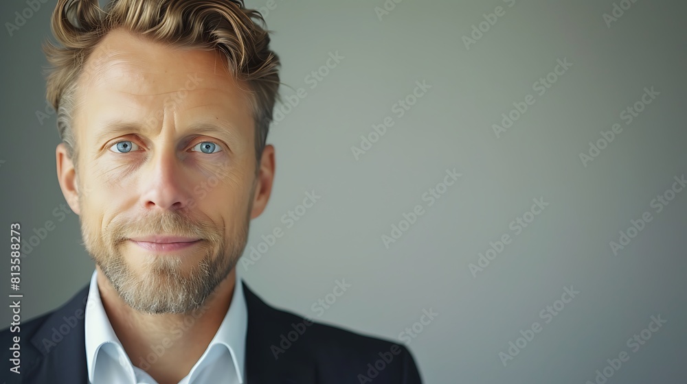 Swedish Businessman Against Plain Background, Swedish businessman, plain background, perfect portrait Swedish Businessman Against Plain Background, Swedish businessman, plain background, perfect portrait