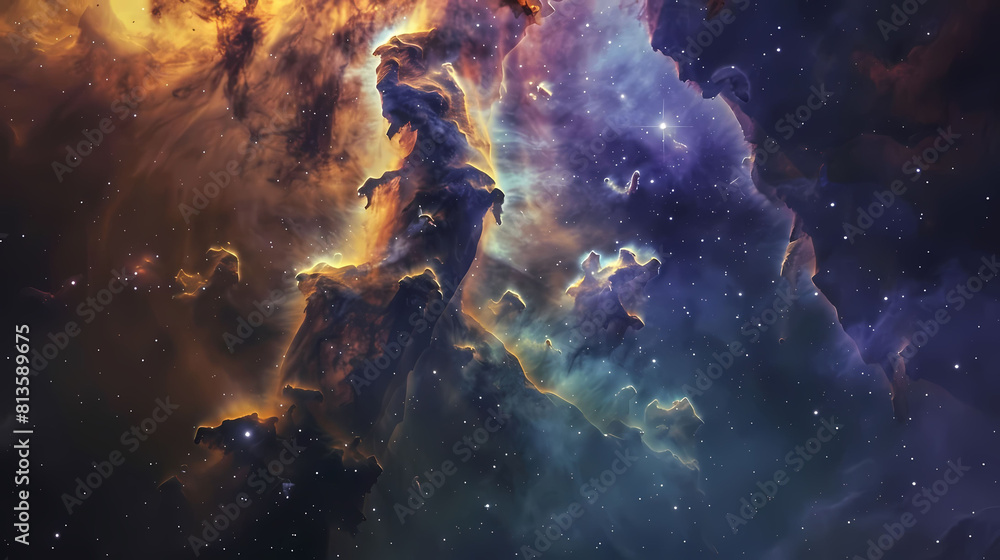 abstract deep space odyssey wallpaper featuring a vast expanse of space, with a distant galaxy and a distant planet visible in the background abstract deep space odyssey wallpaper featuring a vast expanse of space, with a distant galaxy and a distant planet visible in the background