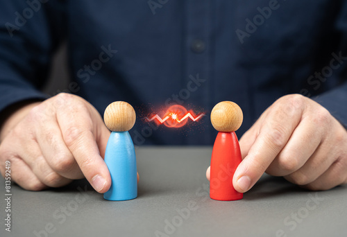 фотографія Conflict between people