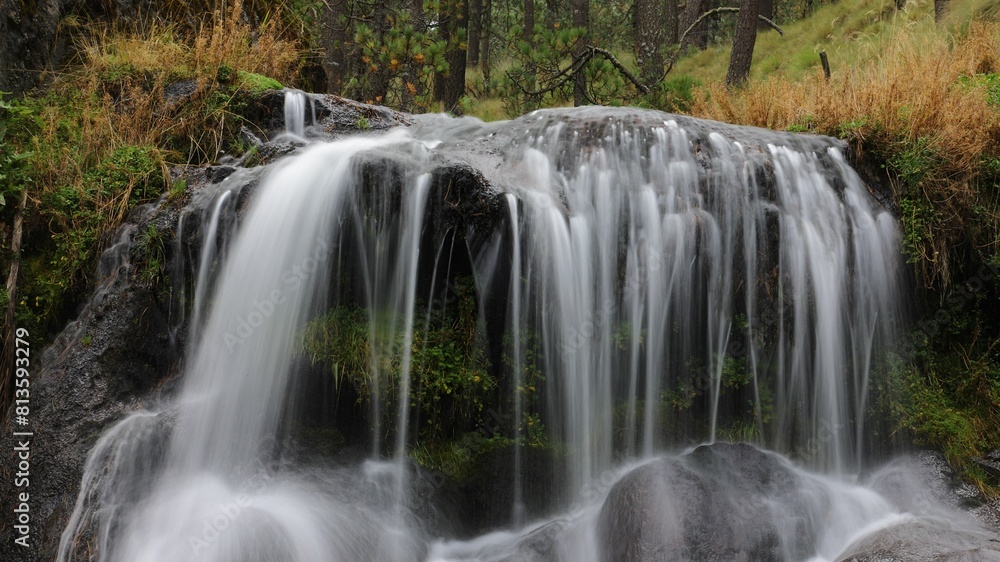 Landscape view of kherrata (setif) algeria waterfall with long exposure effect Landscape view of kherrata (setif) algeria waterfall with long exposure effect