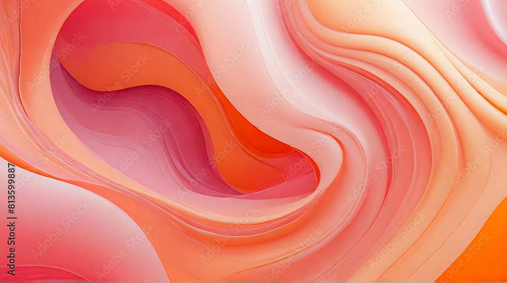 Obraz premium Bright Orange and Pink Gradient Background Saturated Colors for Vibrant Visual Impact