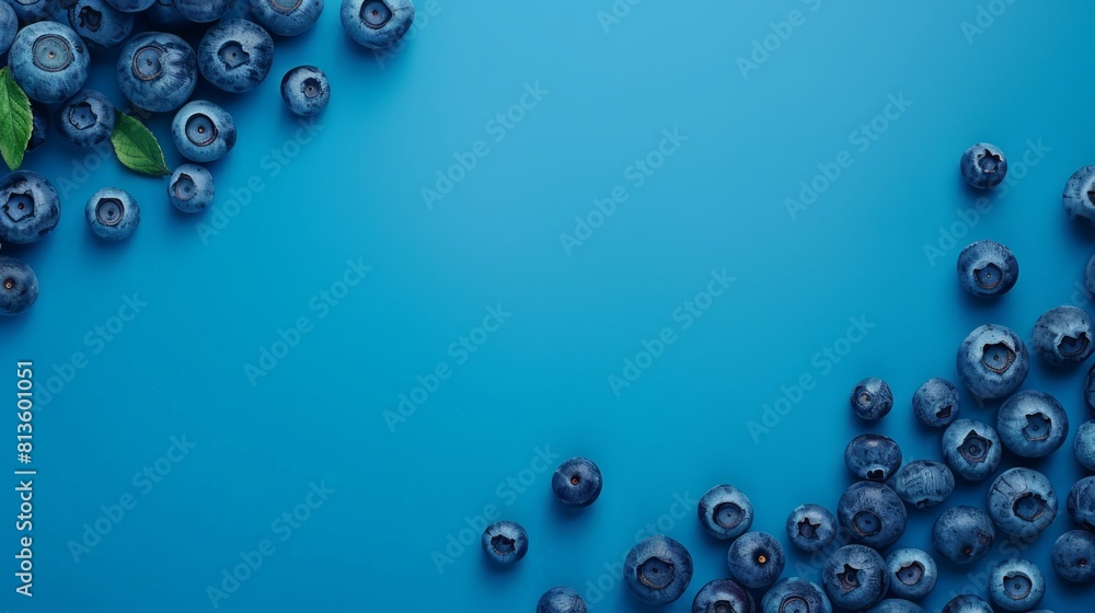 A ripe blueberry surrounded by some blueberry clusters A ripe blueberry surrounded by some blueberry clusters