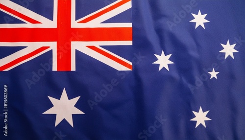 Fabric and Wavy Flag of Australia © Daniel