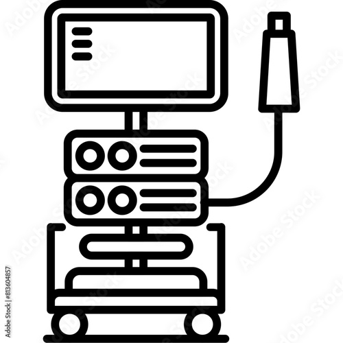 Endoscopy Machine Icon