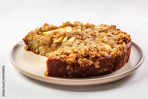 Sumptuous Apple Oatmeal Bread with Delicate Honey Drizzle