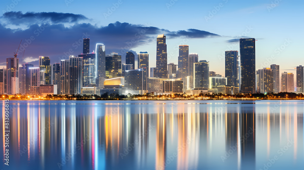 Obraz premium City skyline