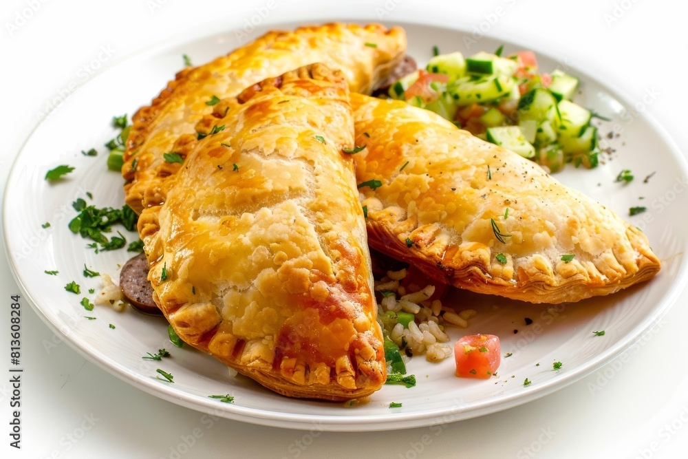 Scrumptious Andouille-Rice Hand Pies with Melty Cheese Filling Scrumptious Andouille-Rice Hand Pies with Melty Cheese Filling