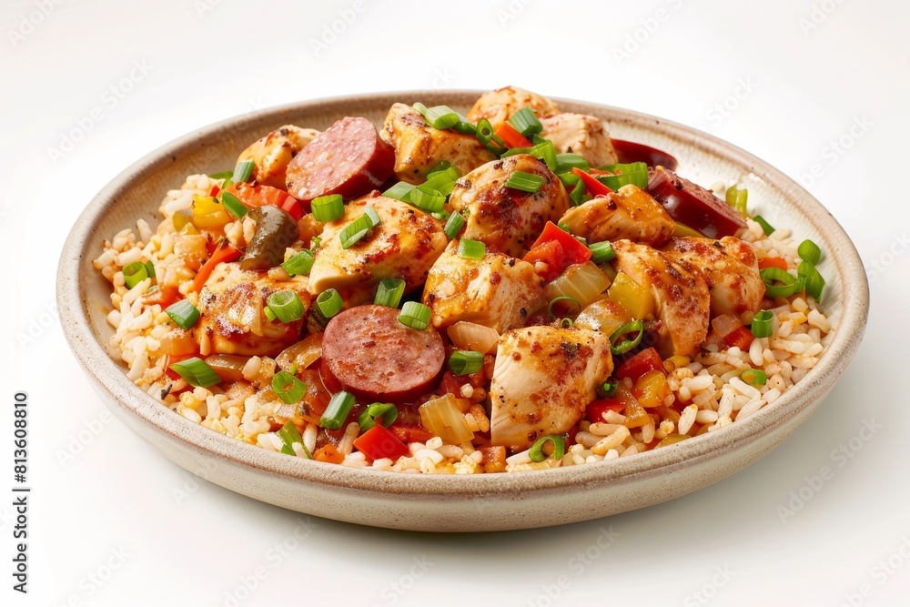 Flavorful Andouille and Chicken Jambalaya with Tender Turkey Flavorful Andouille and Chicken Jambalaya with Tender Turkey