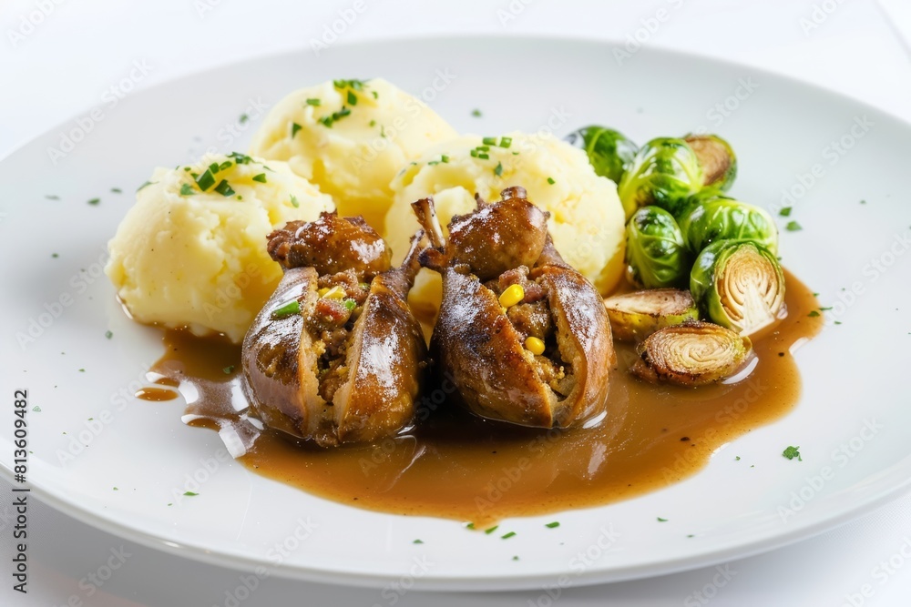 Savory Andouille Cornbread Stuffed Quail Savory Andouille Cornbread Stuffed Quail