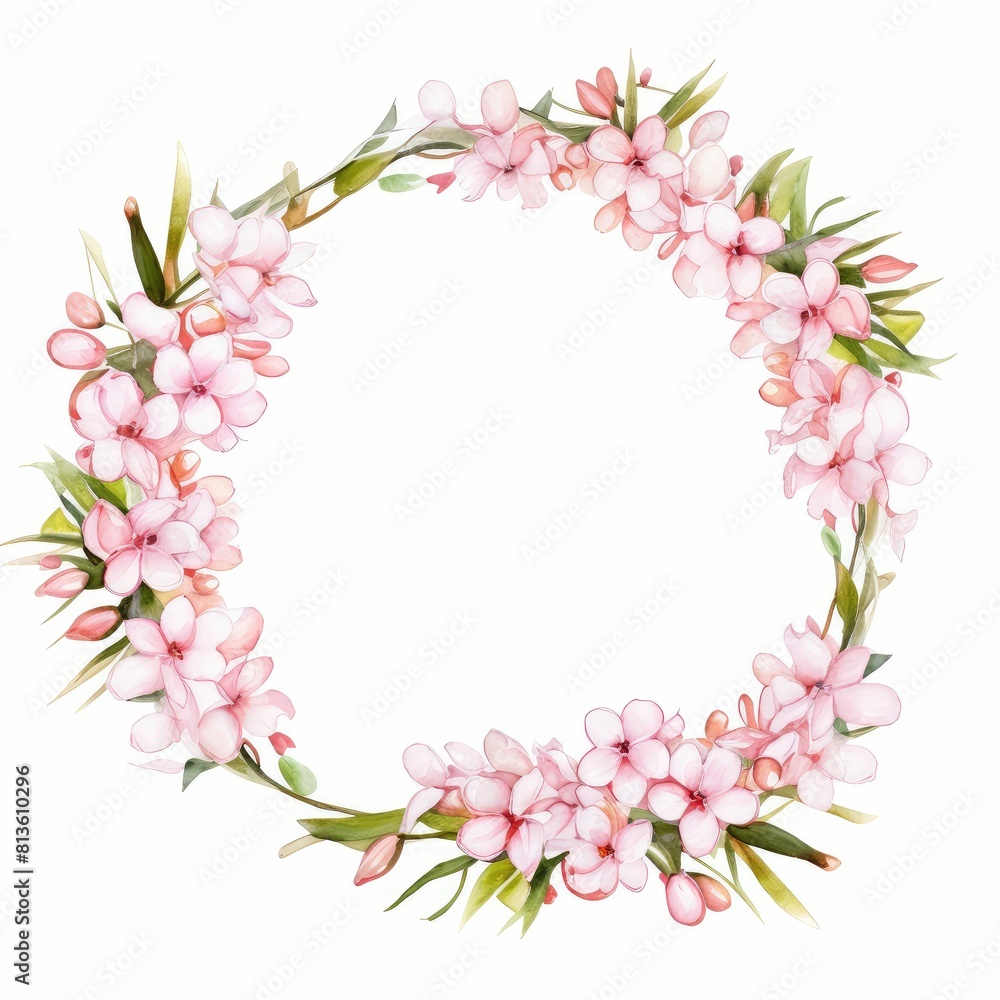 bouvardia themed frame or border for photos and text. clusters of small pink and white flowers. watercolor illustration, flowers frame, botanical border, Wedding bouquet in a frame for the design. bouvardia themed frame or border for photos and text. clusters of small pink and white flowers. watercolor illustration, flowers frame, botanical border, Wedding bouquet in a frame for the design.