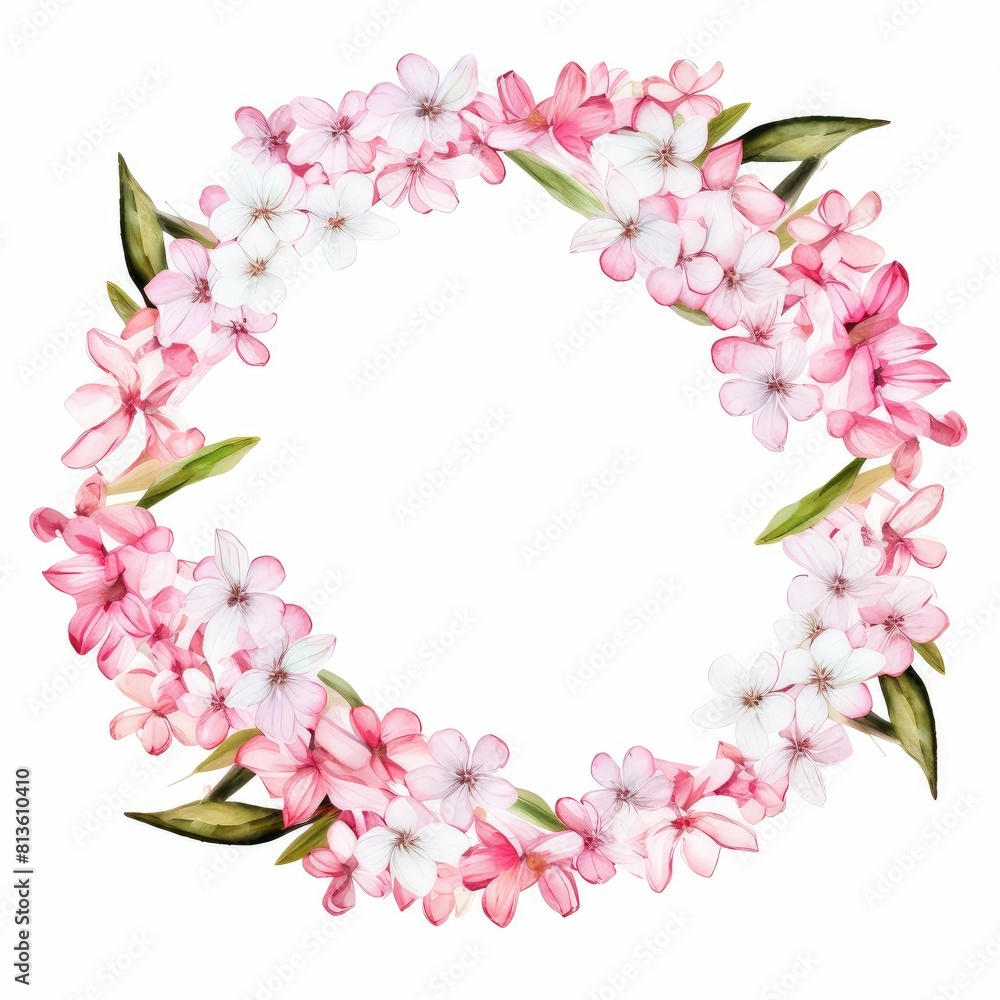 bouvardia themed frame or border for photos and text. clusters of small pink and white flowers. watercolor illustration, flowers frame, botanical border, Wedding bouquet in a frame for the design. bouvardia themed frame or border for photos and text. clusters of small pink and white flowers. watercolor illustration, flowers frame, botanical border, Wedding bouquet in a frame for the design.
