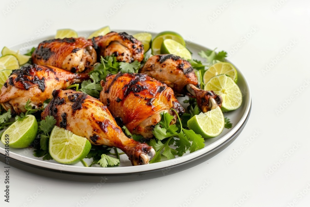 Smoky Ancho-Lime Marinated Chicken with Fresh Lime Accents Smoky Ancho-Lime Marinated Chicken with Fresh Lime Accents