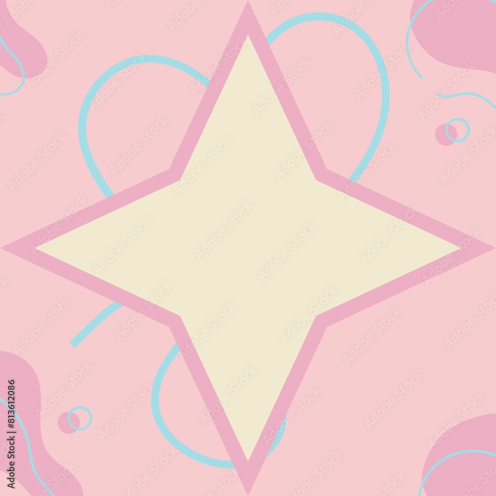 Pink gredient background abstract background with stars ice cream background Pink gredient background abstract background with stars ice cream background