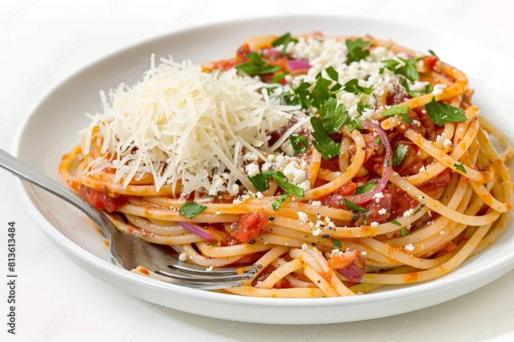 Whole-Wheat Cassarecci Pasta with Amatriciana Sauce and Peppered Bacon Whole-Wheat Cassarecci Pasta with Amatriciana Sauce and Peppered Bacon