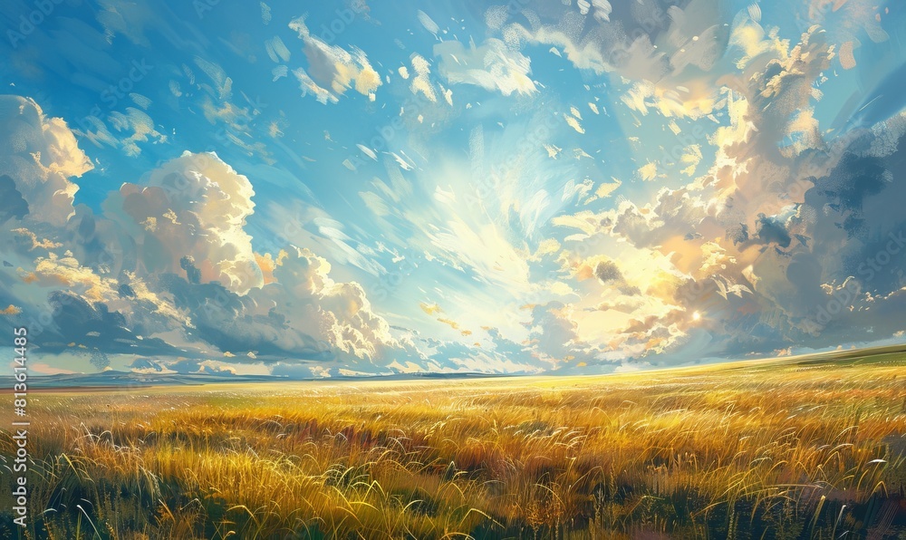 landscape with sky landscape with sky