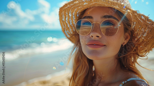 woman at the beach © MachArt