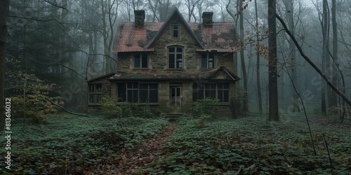 abandoned house in the woods © Svitlana