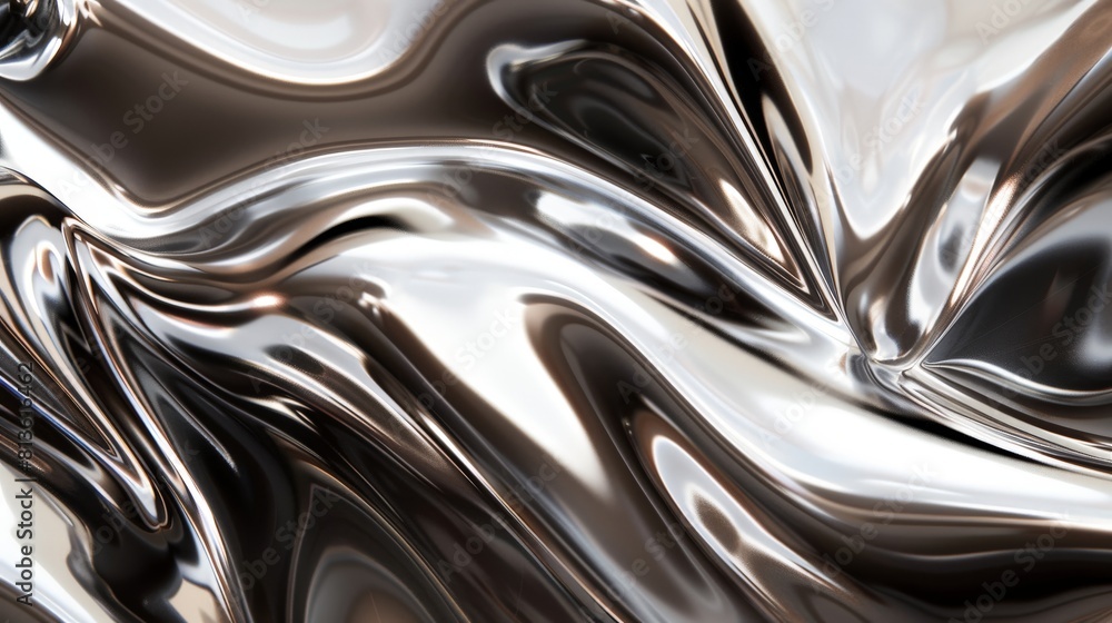 Abstract background with liquid metal texture. Contemporary metallic silver dynamic backdrop Abstract background with liquid metal texture. Contemporary metallic silver dynamic backdrop