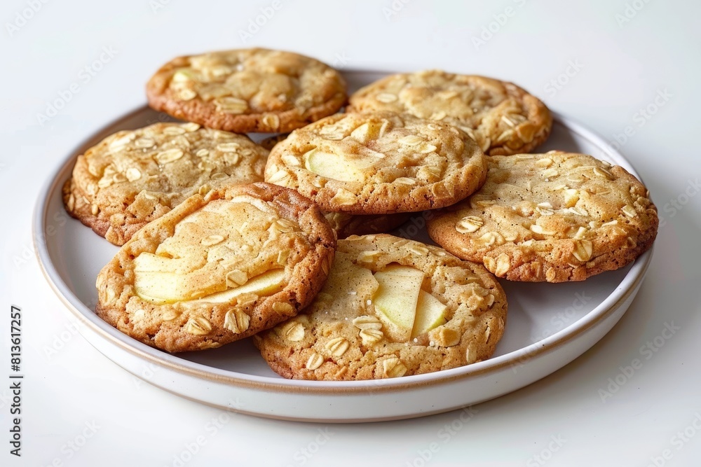 Scrumptiously Sweet Apple-Oat Cookies with a Buttery Finish Scrumptiously Sweet Apple-Oat Cookies with a Buttery Finish