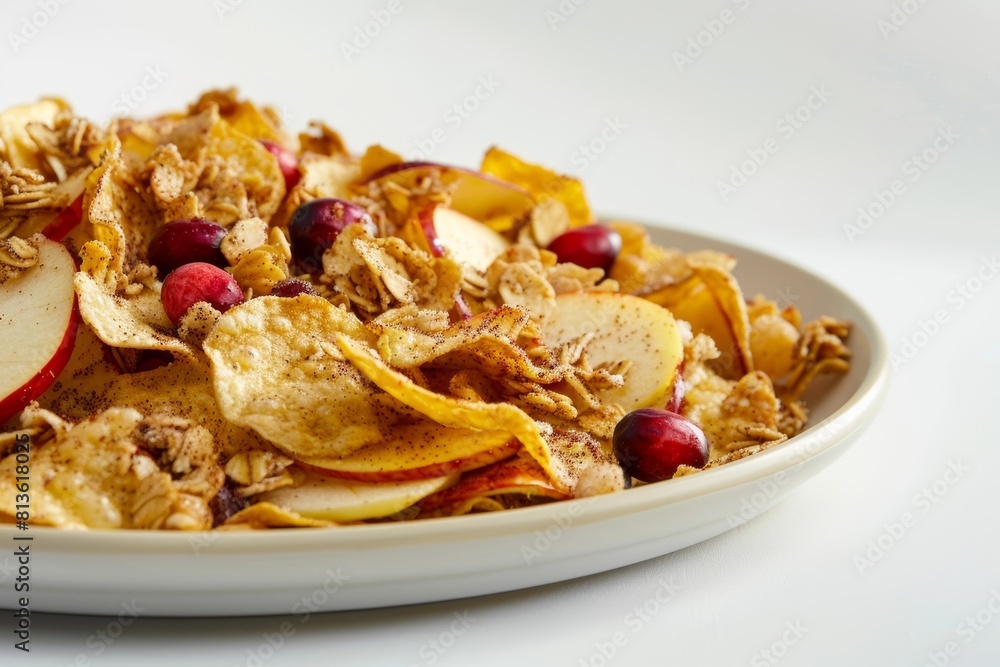 Potato Chip Crisps with Apples and Cranberries: Delicious Tangy-Sweet Treat
