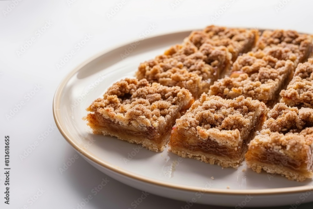 Homemade Apple-Cinnamon Bars with Apple Butter Filling Homemade Apple-Cinnamon Bars with Apple Butter Filling