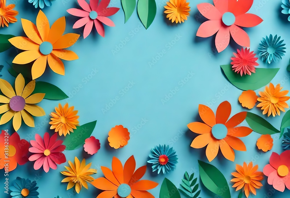 frame with flowers frame with flowers