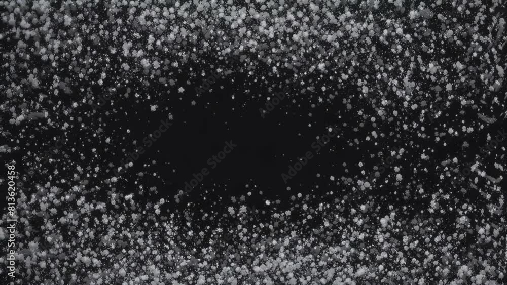 Blowing Snow isolated on black, seamless loop with Alpha Matte. Production Quality footage in 4k resolution Blowing Snow isolated on black, seamless loop with Alpha Matte. Production Quality footage in 4k resolution