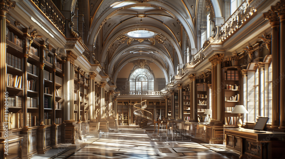 Obraz premium university Library