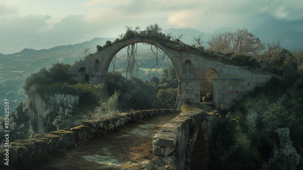 ruined bridge