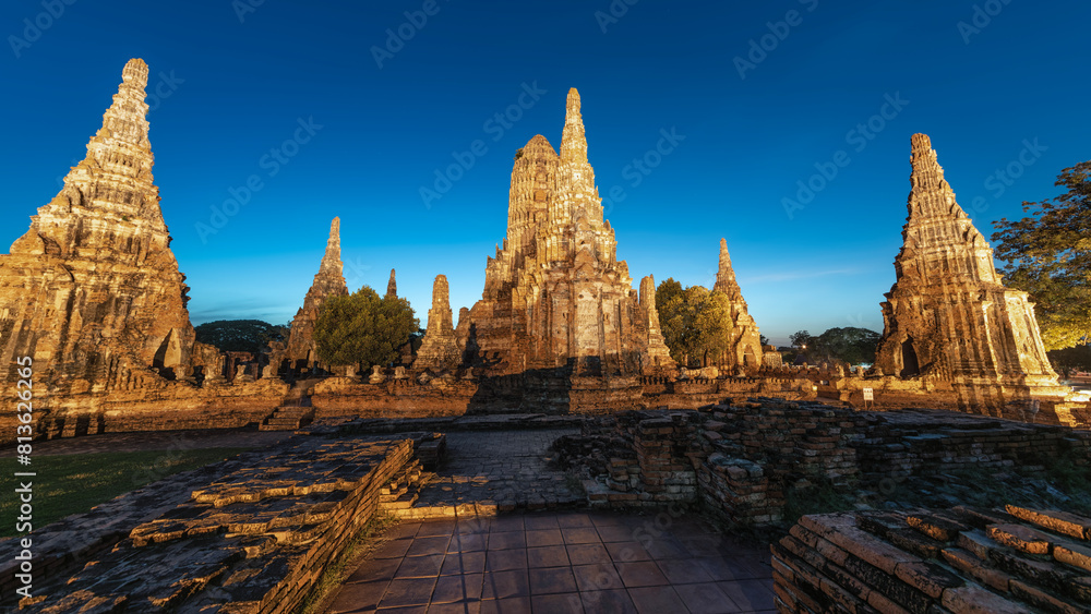 Ancient ruins and Temple in Ayutthaya City, Thailand Ancient ruins and Temple in Ayutthaya City, Thailand