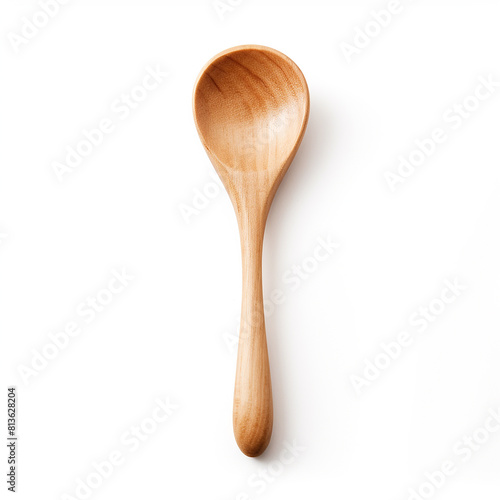 3d photo of wooden spoon made with generative ai