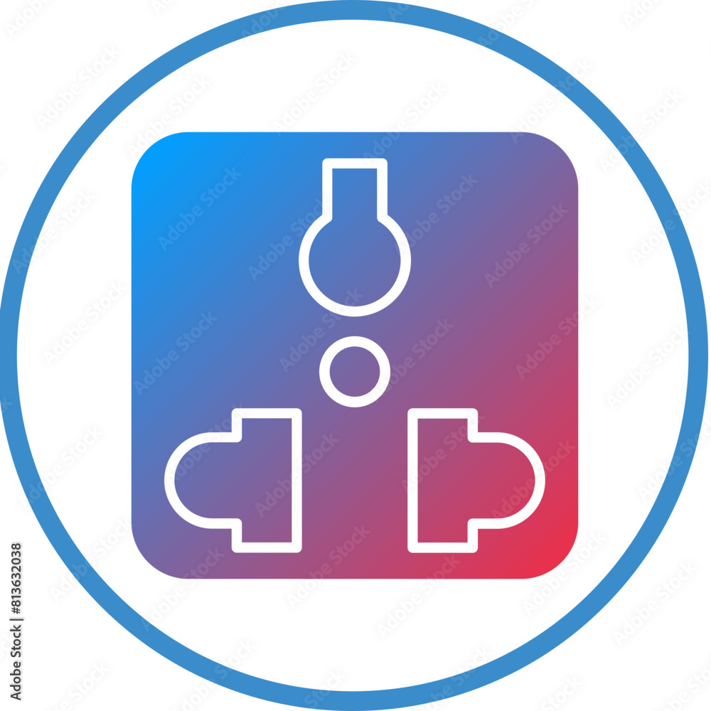 Vector Design Socket Icon Style Vector Design Socket Icon Style