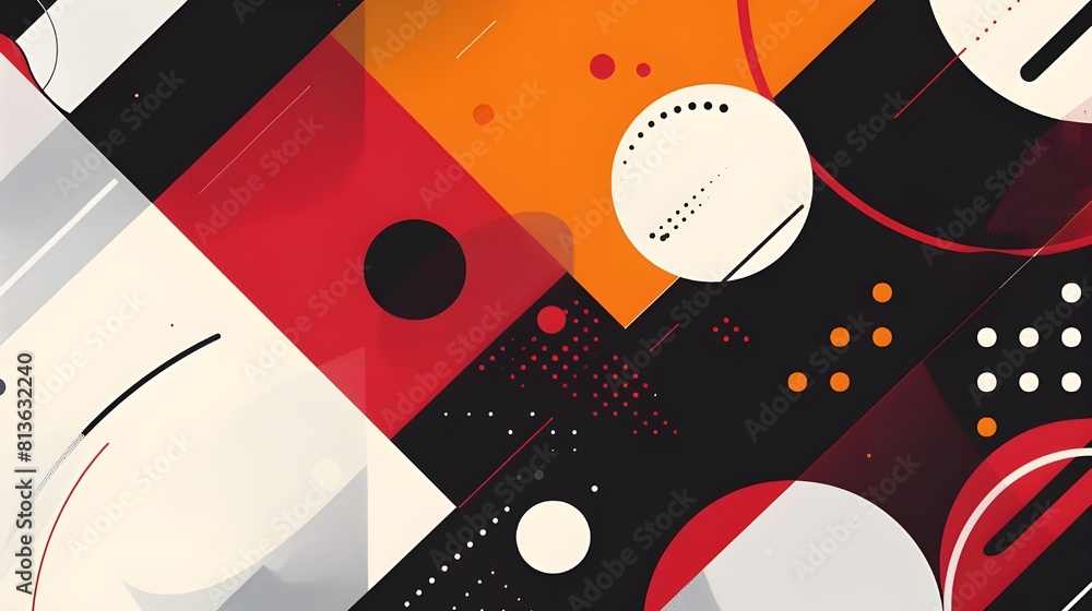 Obraz premium abstract background with circles