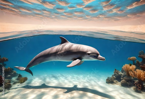 dolphin in the sea