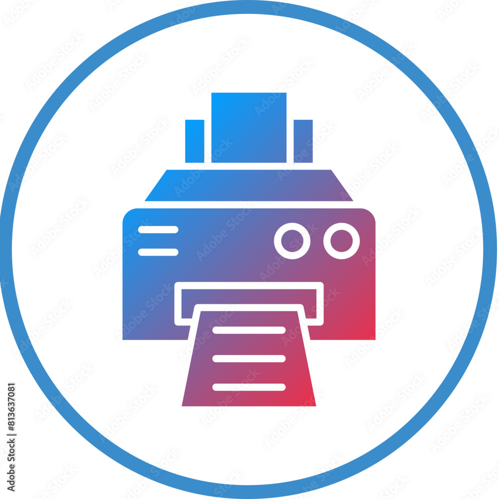 Vector Design Printer Icon Style Vector Design Printer Icon Style