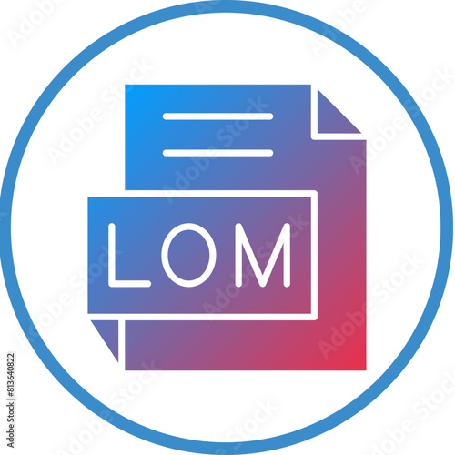 Vector Design LOM Icon Style