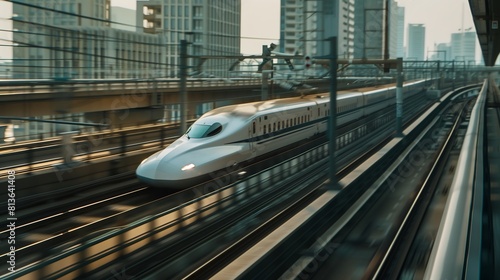 Picture of a very fast electric train.