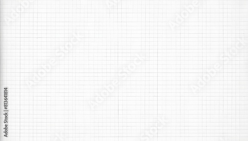 A white sheet of paper featuring a precise grid pattern  perfect for organization and planning purposes